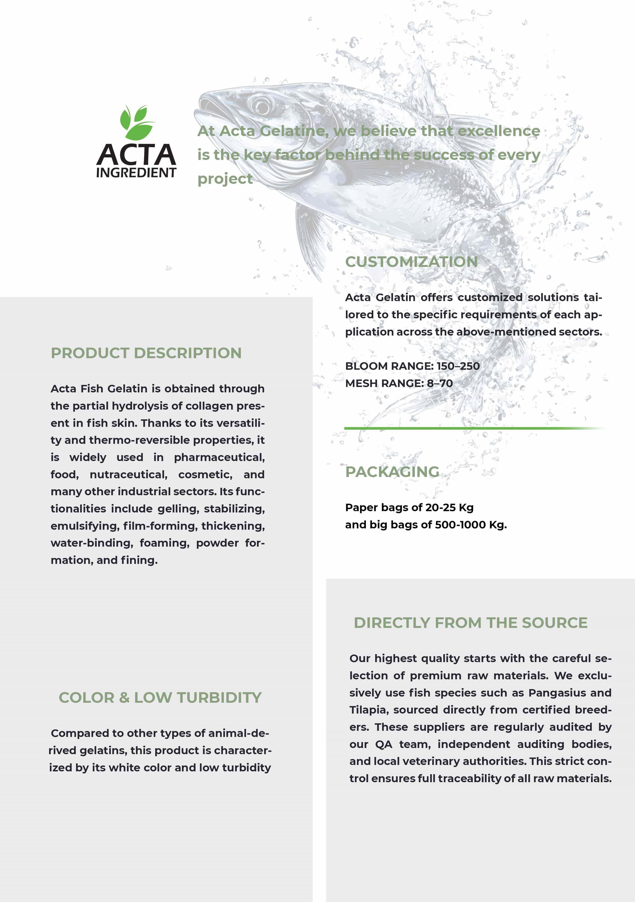 ACTA Ingredient catalog — page 19